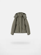 ACSENSE STUDIO Detachable Hood Down Puffer in Olive