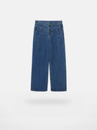 NANS 13oz Diagonal Seam Straight Jeans in Denim