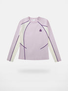FPA Panelled Color Block Long Sleeve Tee in Lavender