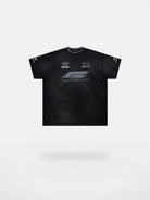 MASONPRINCE 10th Anniversary Racing T Shirt in Black