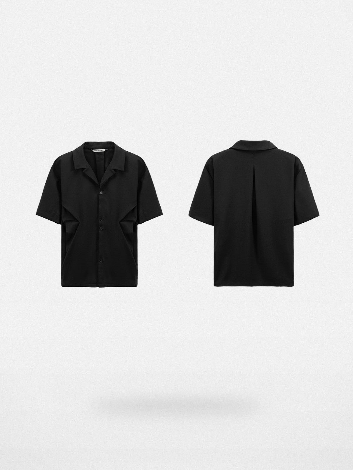 Y OFFICIAL Structural Cut Heavyweight Shirt in Black