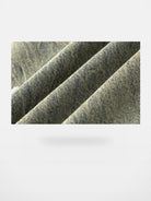 ACSENSE STUDIO Dirty Wash Curved Wide Leg Jeans in Blue - Detail