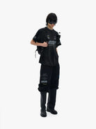 MASONPRINCE 10th Anniversary Racing T Shirt in Black - On Model