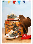 OLDORDER Toy Story Woody Denim Sneakers in Denim - Lifestyle