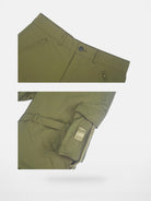 SOD Online Store Detachable Strap Nylon Parachute Pants in Green - Detail