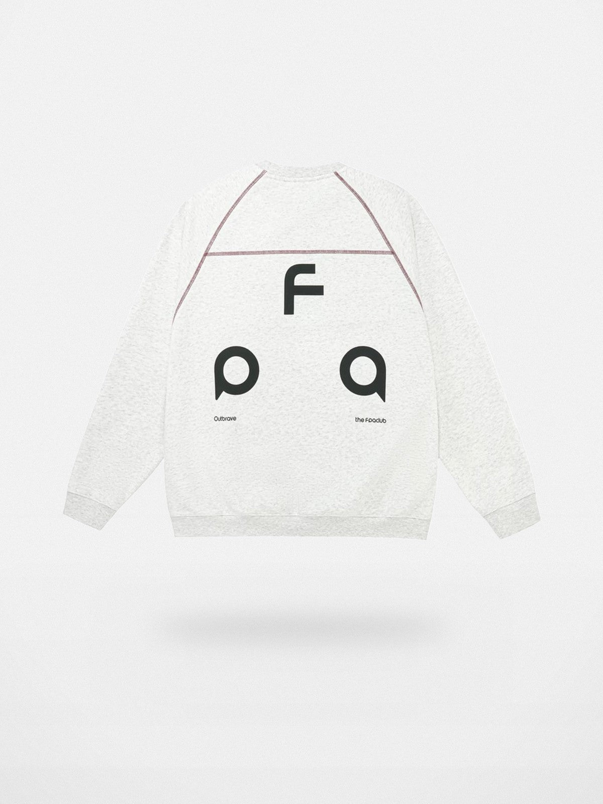 FPA Heavyweight Raglan Crewneck in Gray