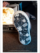 OLDORDER Mickey Mouse Chunky Platform Sneakers in Black - On Model