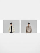 NANS Foldable High Neck Warm Tee in Black - On Model