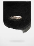 MASONPRINCE Washed Suede Platform Boots in Black - Detail