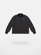 MASONPRINCE Striped Washed Cotton Rugby Shirt in Black