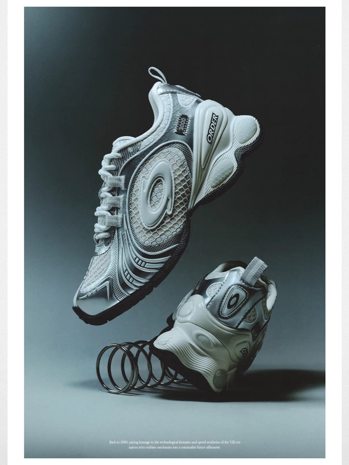 OLDORDER Turbo GT Chunky Platform Sneakers in White