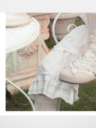 OLDORDER Puffy Suede Lace Mules in Beige - Lifestyle