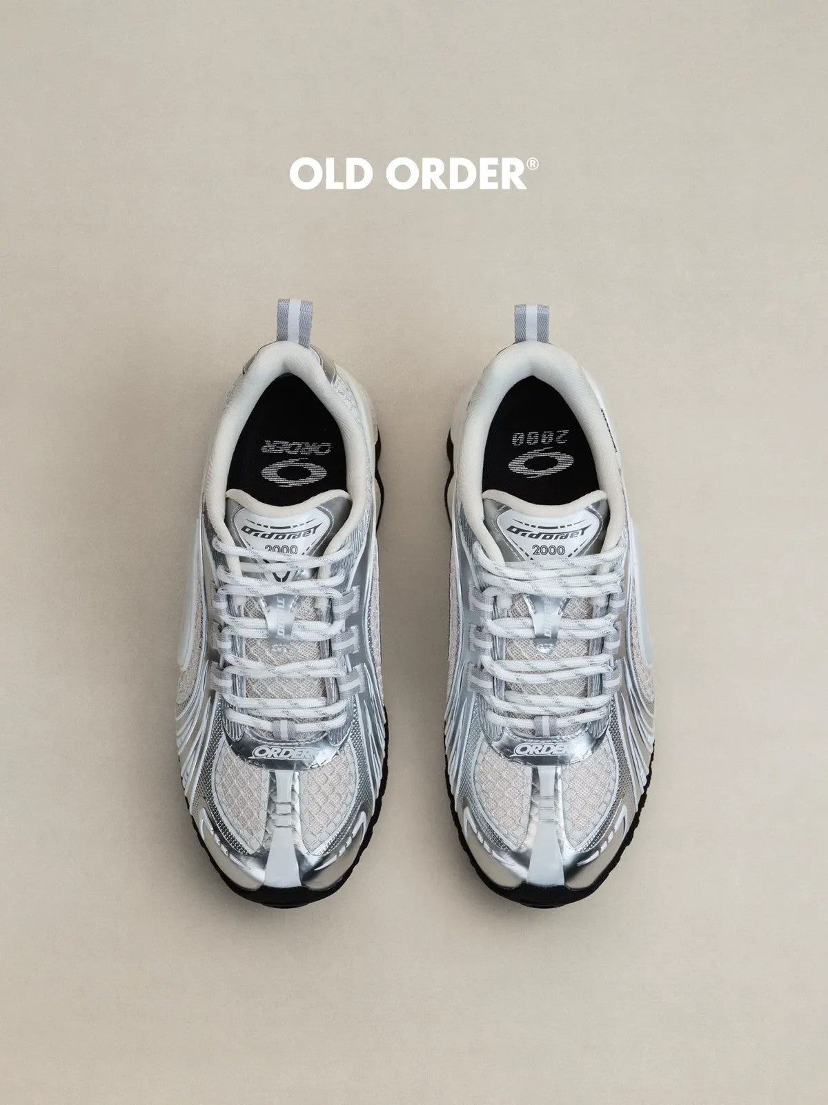 OLDORDER Turbo GT Chunky Platform Sneakers in White