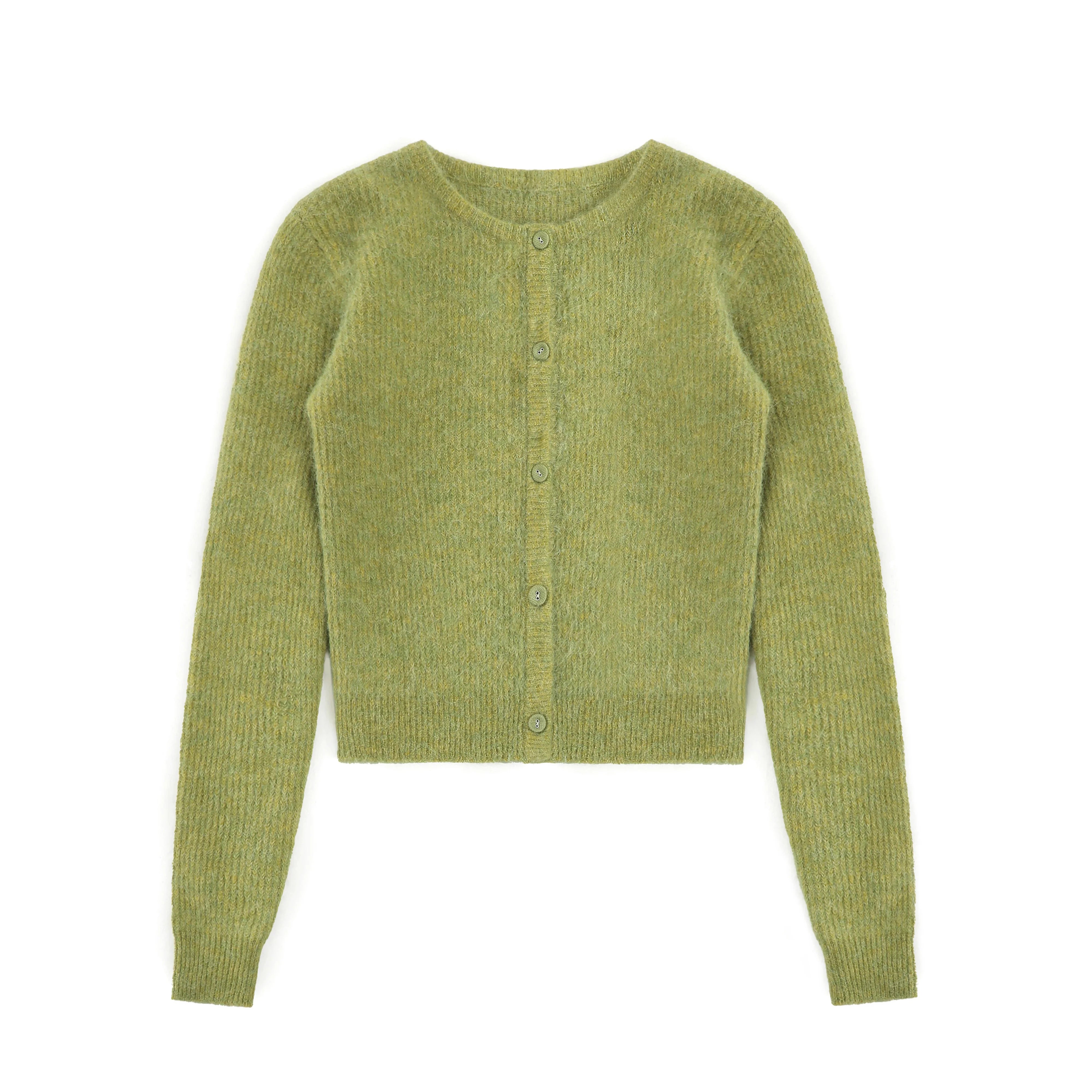 MASONPRINCE Colorful Fitted Alpaca Cardigan for Men