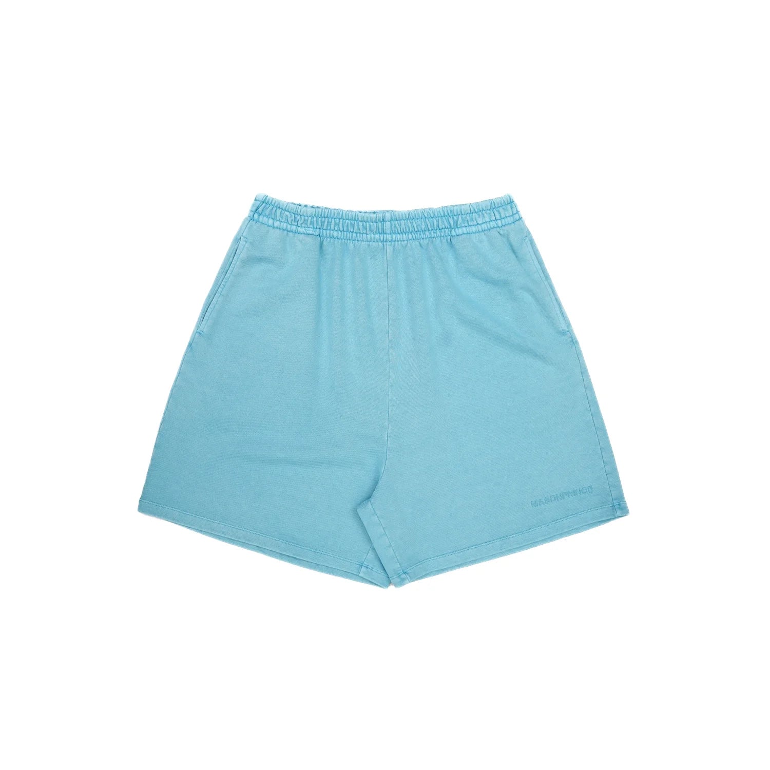 MASONPRINCE Men's Washed Cotton Knee-Length Shorts with Embossed Logo