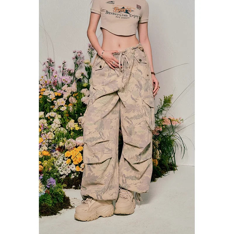 BeerBro Women's Camouflage Cargo Jogger Pants