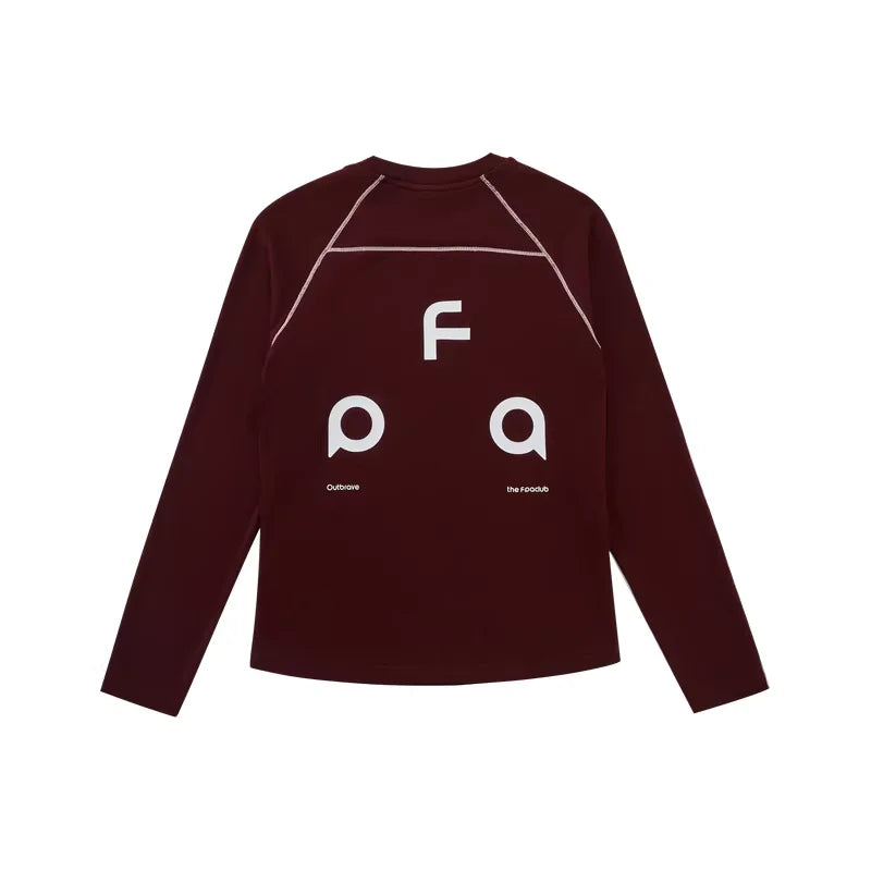 FPA Women's Long Sleeve Crew Neck Slim Fit Sports T-Shirt