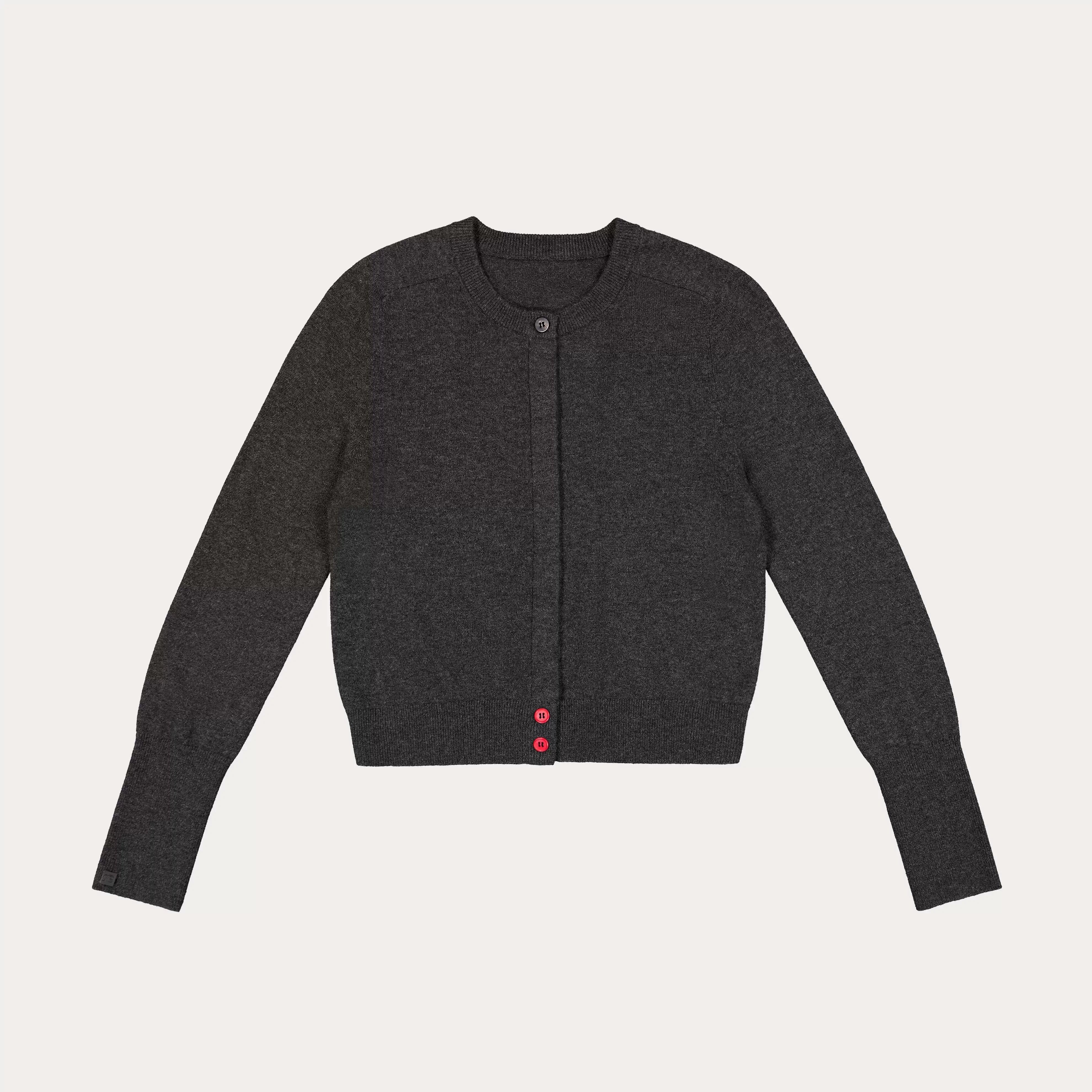 Fax Copy Express Women's Cropped Knit Cardigan