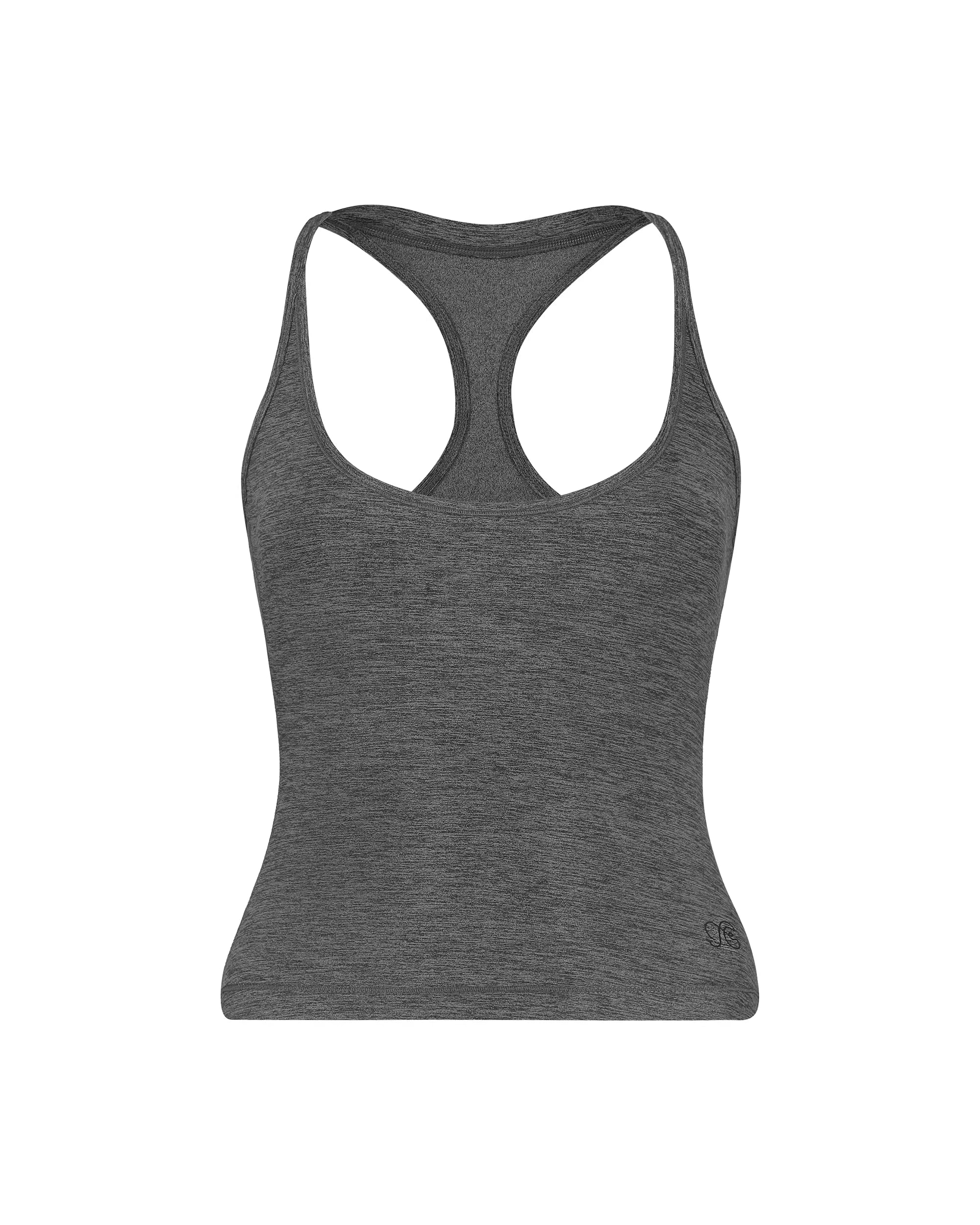 Fax Copy Express Women's Low-Cut U-Neck Racerback Yoga Tank Top