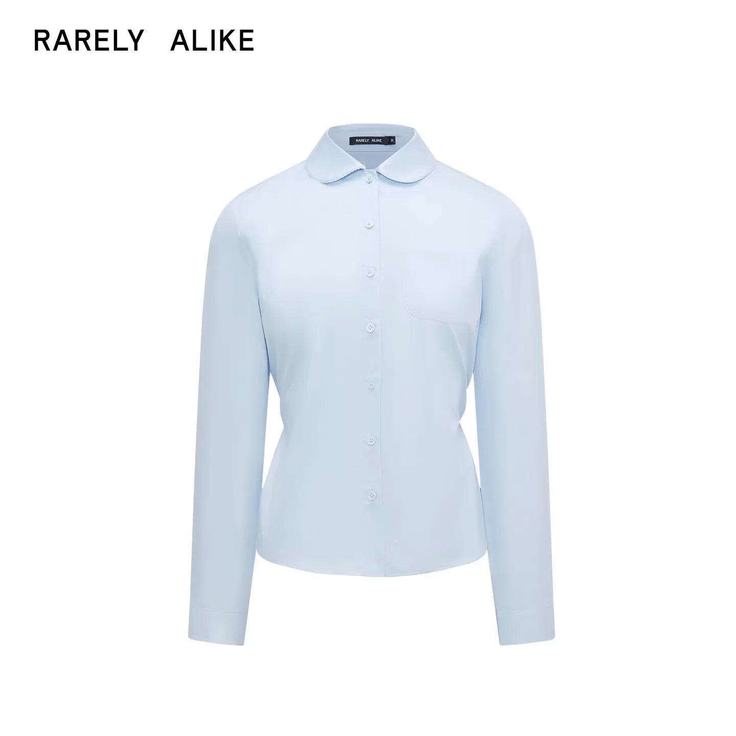 RARELY ALIKE Peter Pan Collar Tie Blouse