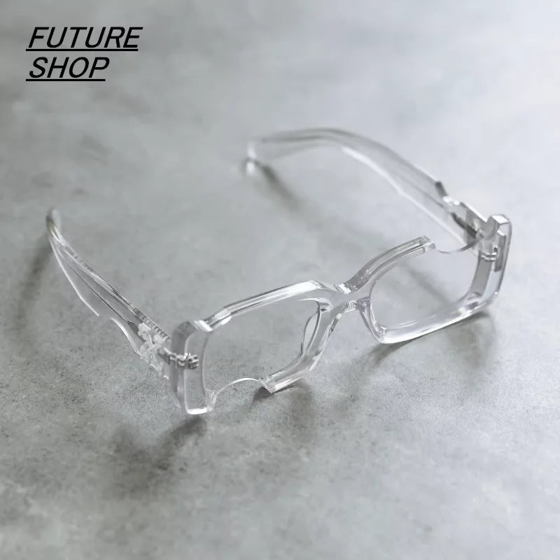 FUTURE UPDATE Avant-Garde Y2K Rectangular Sunglasses