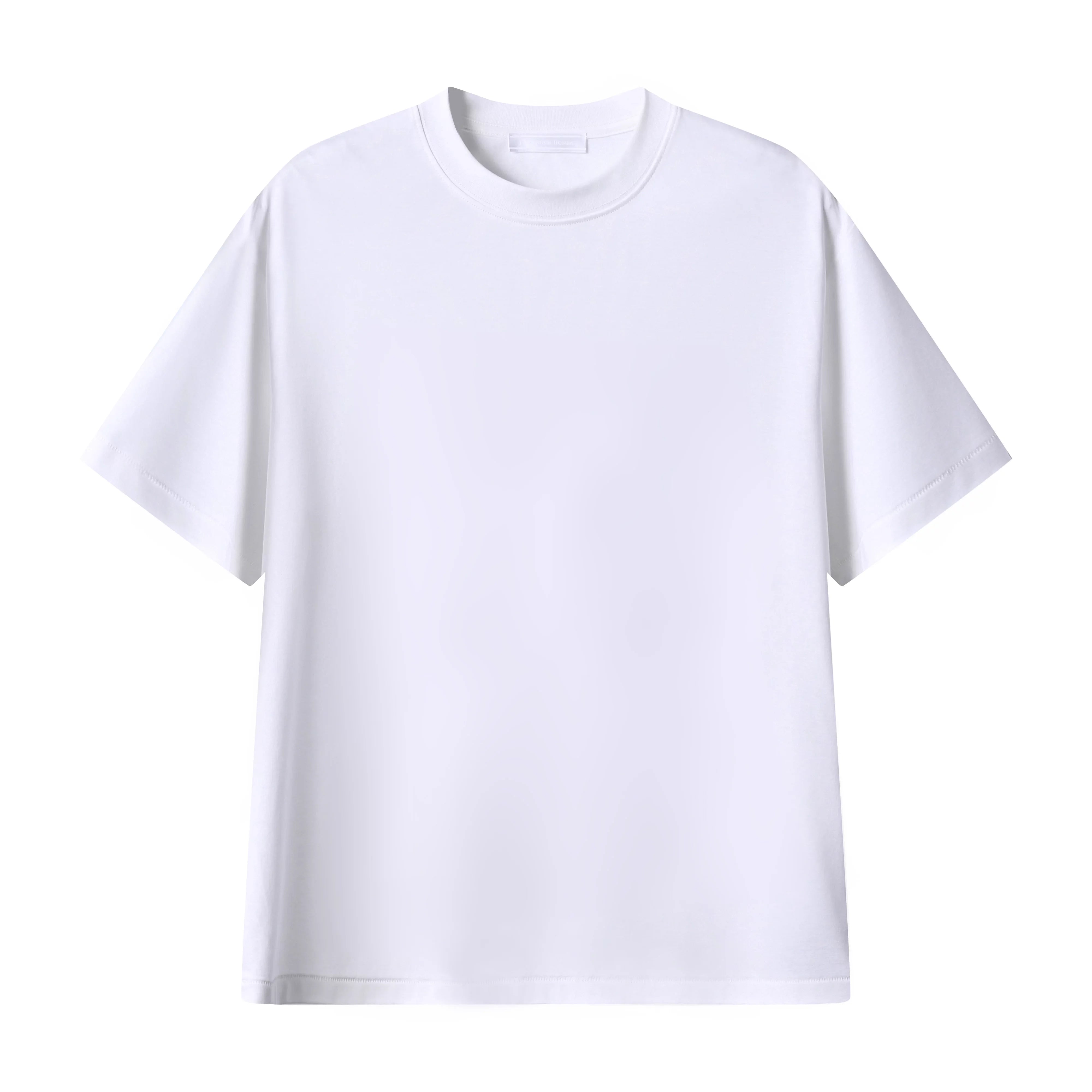 Roolrren homme Men's Silk-Blend Crew Neck T-Shirt