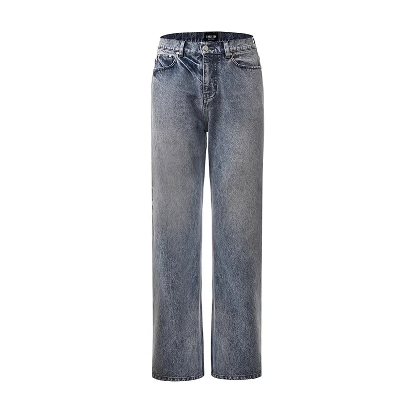 Roolrren homme 12oz Washed Straight-Leg Jeans