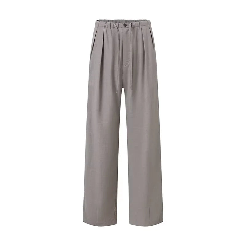 ROYA Men's Merino Wool Blend Drawstring Trousers