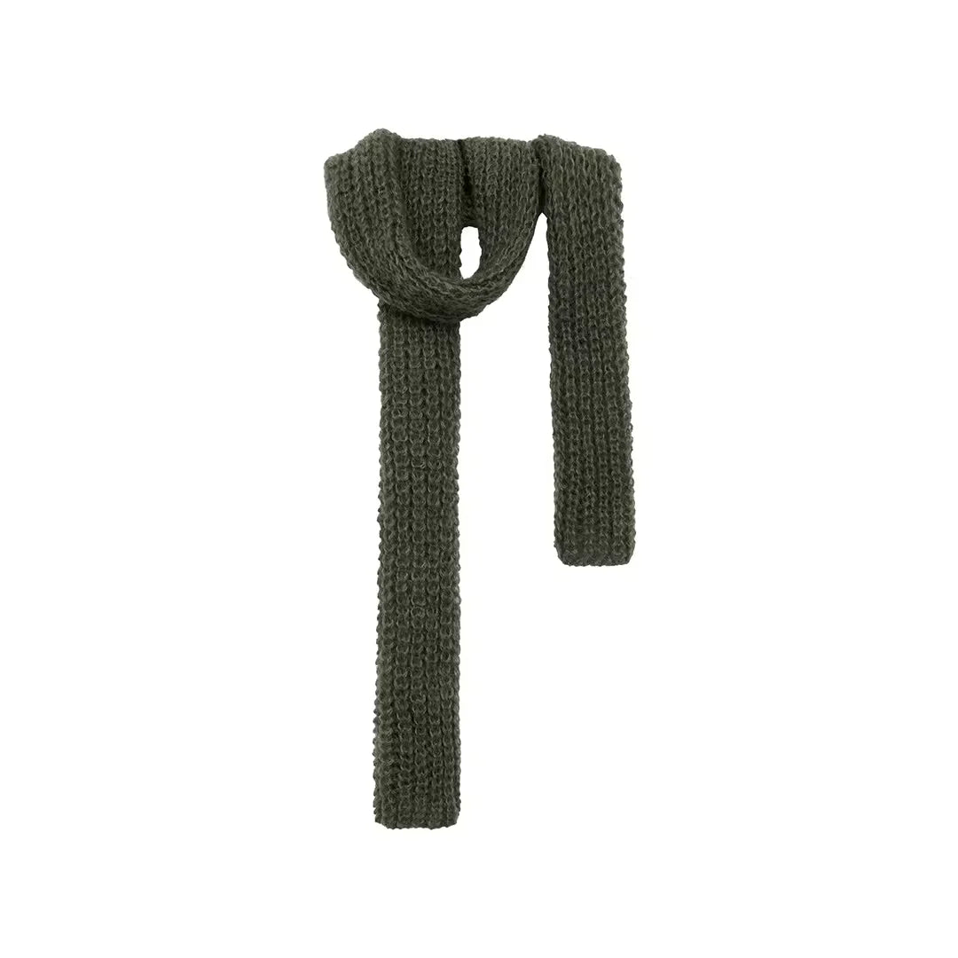 Simple Project Unisex Wool Blend Short Knit Scarf