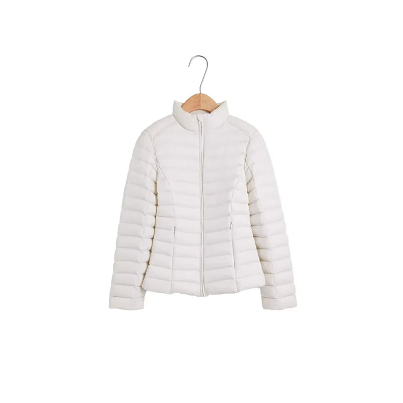 alright then Women's Lightweight Slim Fit Down Jacket