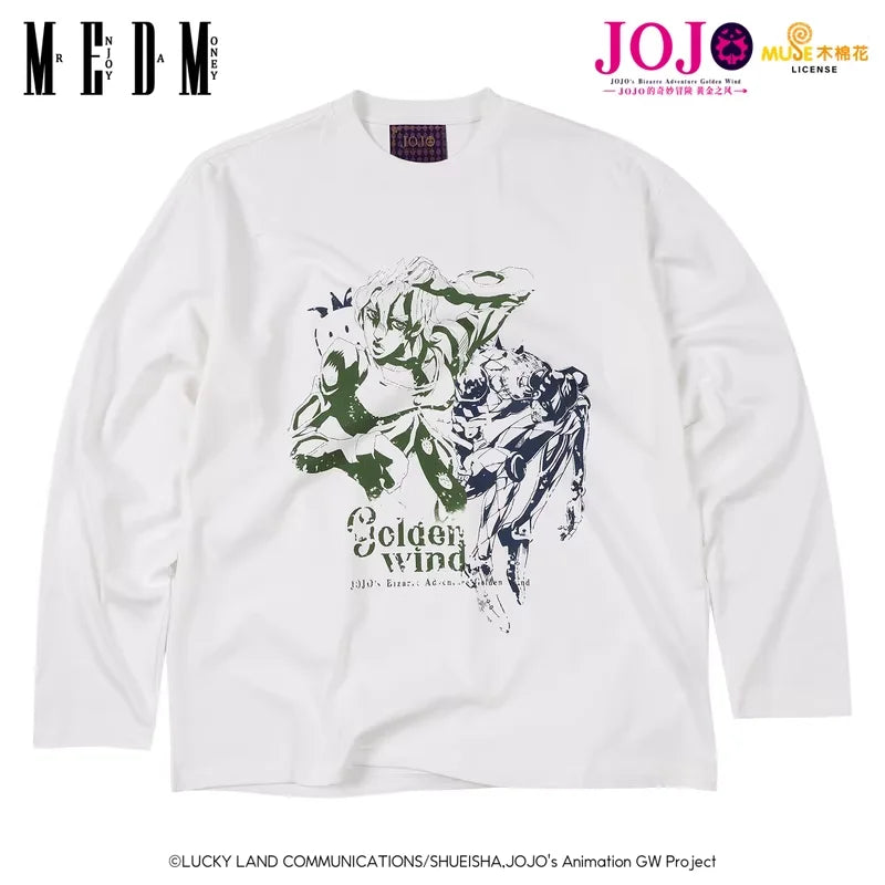 MEDM JoJo's Bizarre Adventure Golden Wind Graphic Long Sleeve T-Shirt