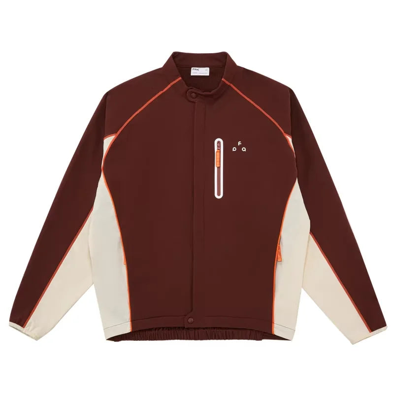 FPA Men's Colorblock Lightweight Outdoor Jacket with Contrast Stitching