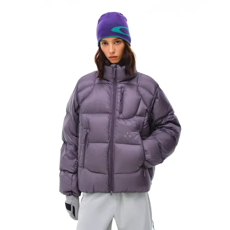 FPA 800FP White Duck Down Stand Collar Winter Jacket for Men