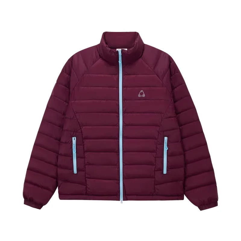 FPA Ultralight Colorblock Down Jacket with 90% White Duck Down for Men