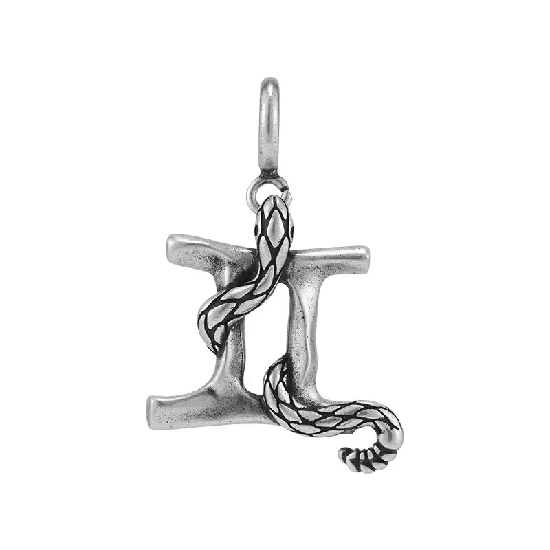 BLACKHEAD Sterling Silver Zodiac Pendant Necklace – 12 Constellation Designs