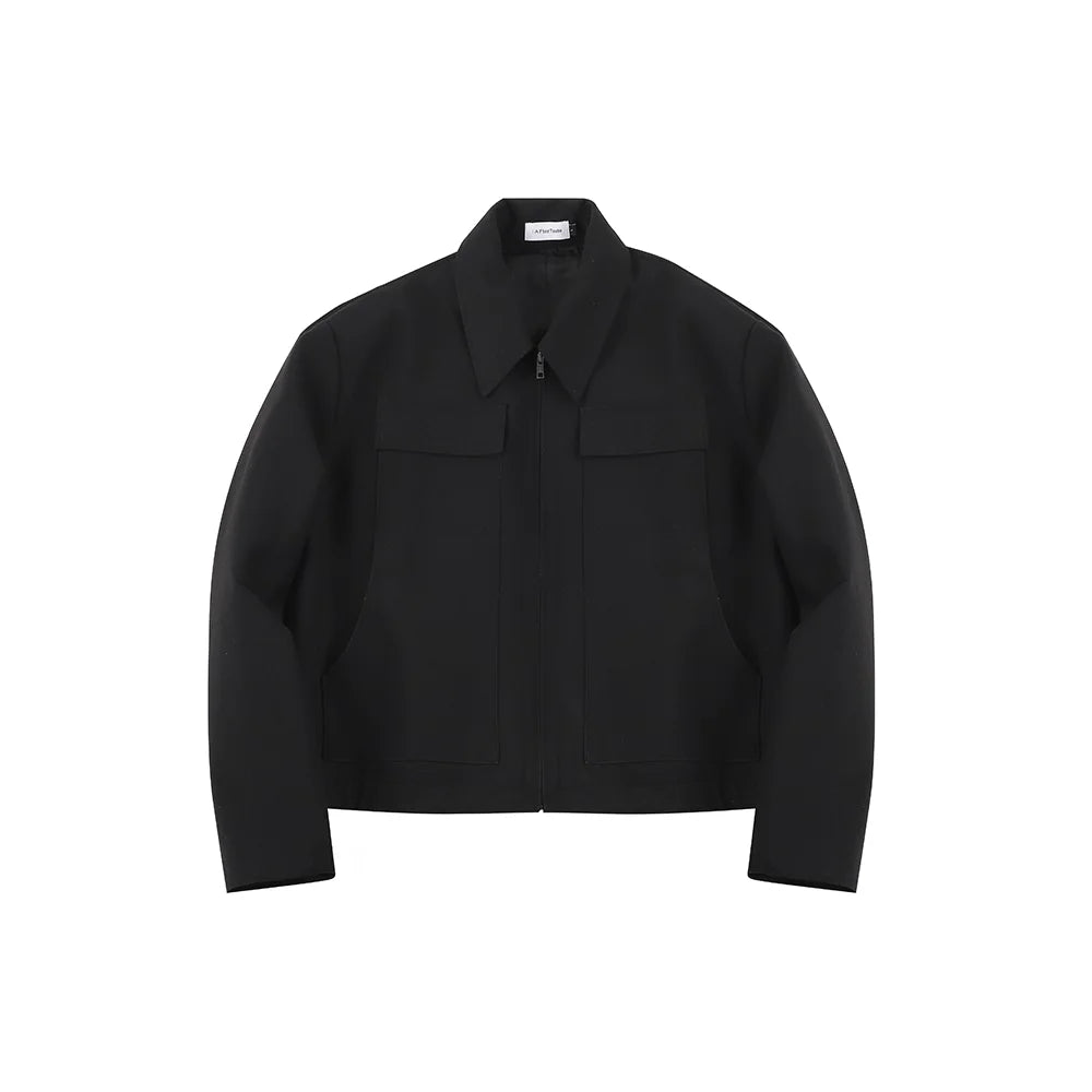 AFterTaste Men's Two-Tone Utility Zip Jacket