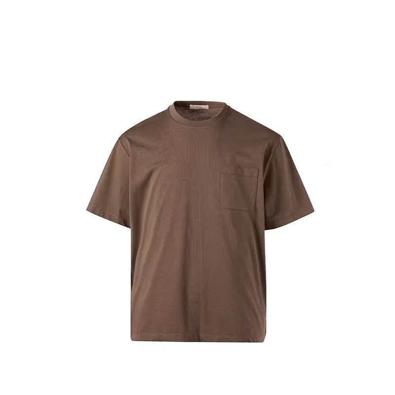 ROYA Hemp Silk Blend Short Sleeve Pocket T-Shirt