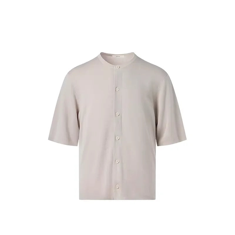 ROYA Lyocell Tencel Short Sleeve Open Cardigan