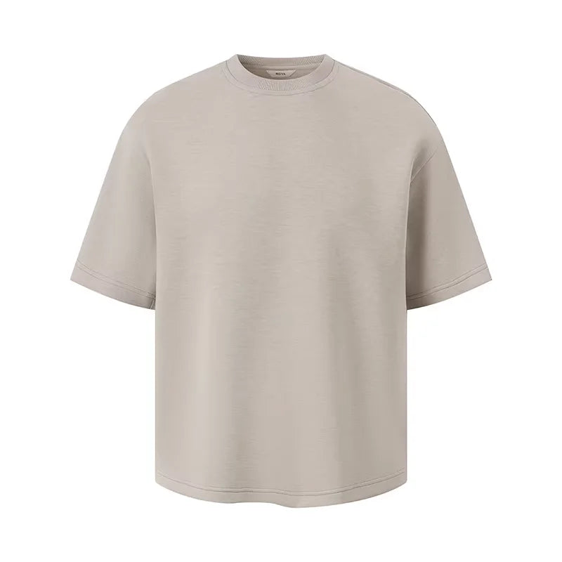 ROYA Modal Wool Air Layer Crew Neck T-Shirt