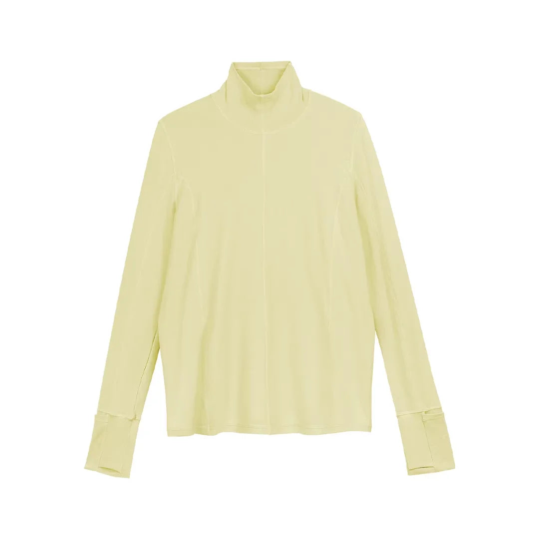 Simple Project Men's Slim Fit High Neck Long Sleeve Base Layer Shirt