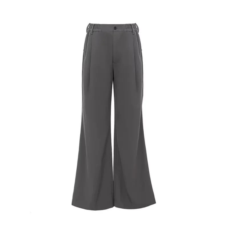 VLABMADE 3D Tailored Double-Pleated Flared Trousers
