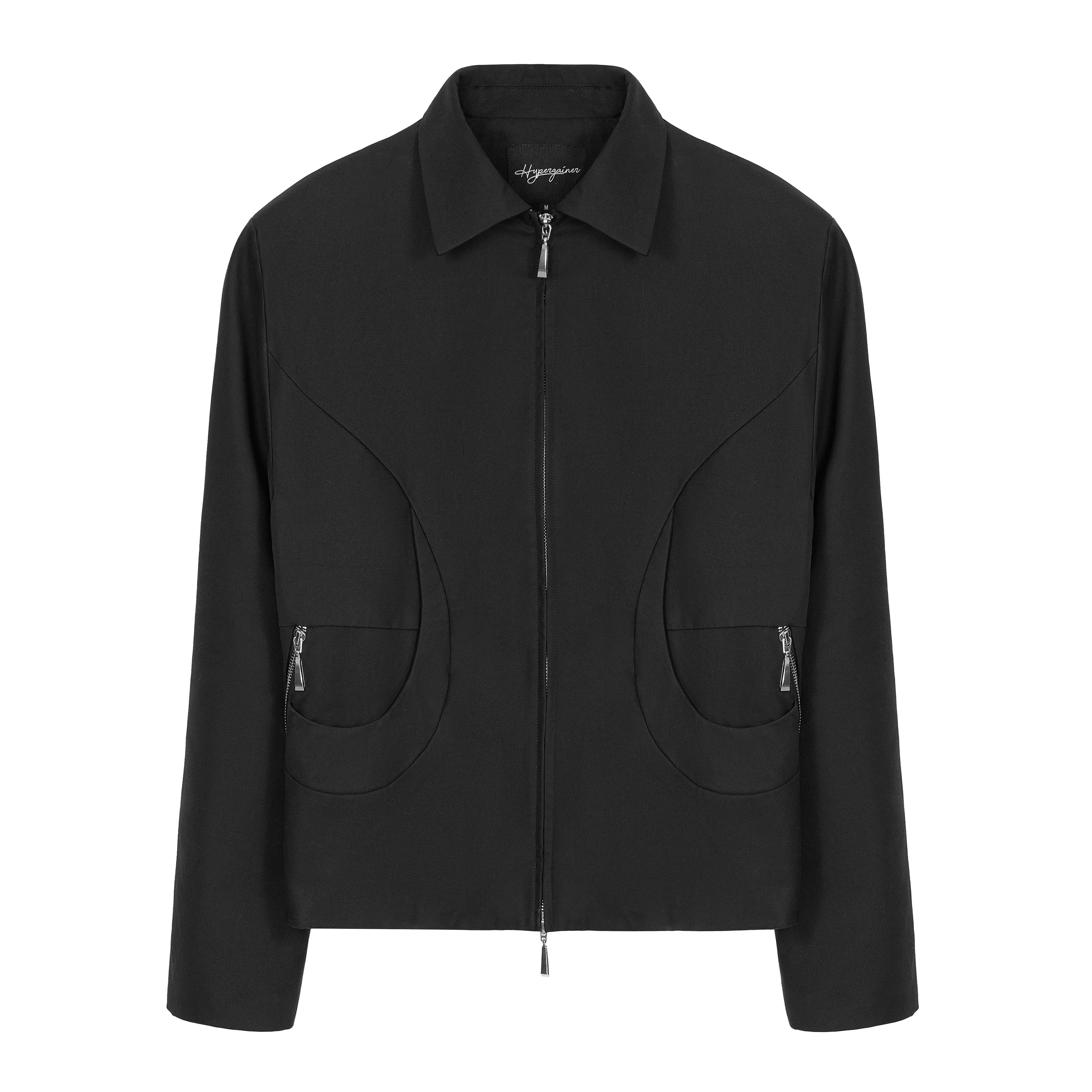 Y OFFICIAL Structured Commuter Jacket with Crescent Seam Detail