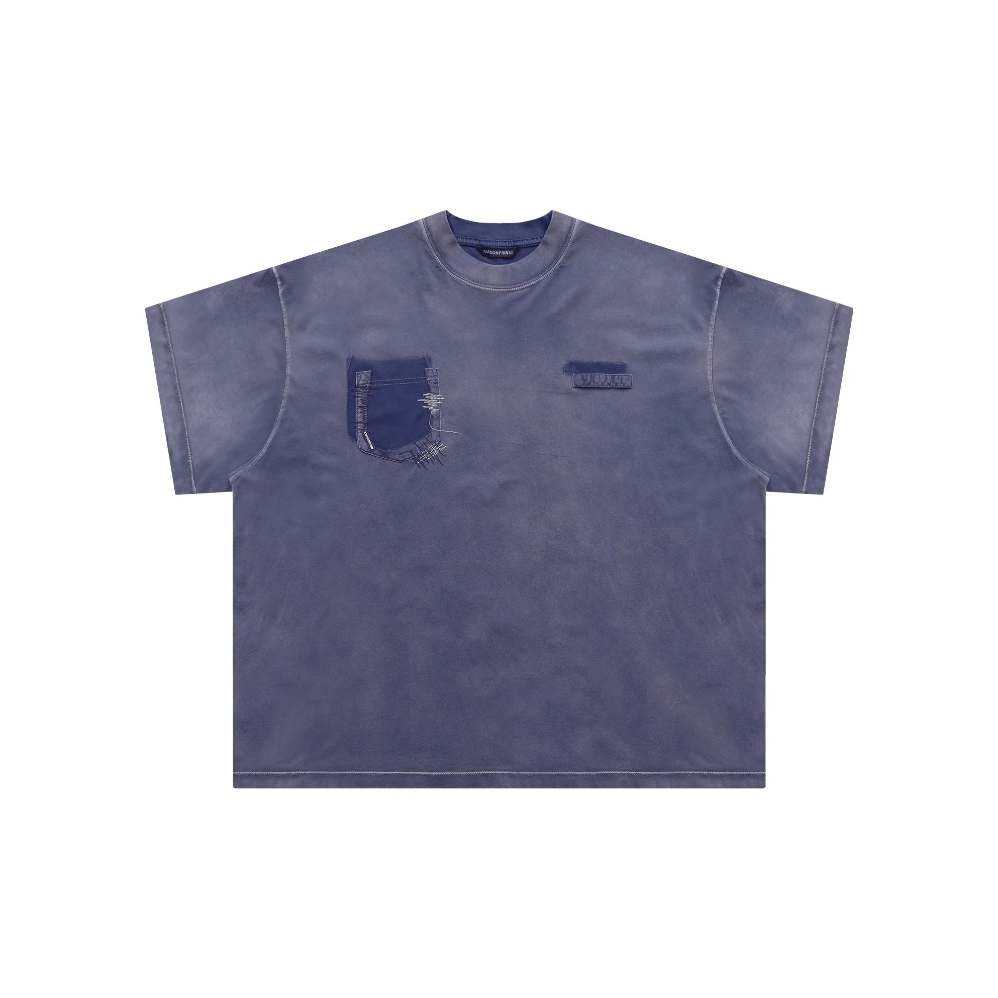 MASONPRINCE Distressed Washed Streetwear T-Shirt, Sweatshirt, and Sweatpants Set