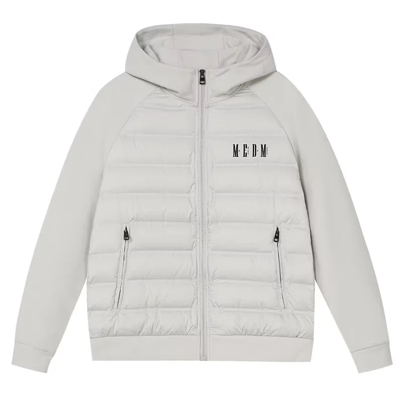 MEDM 90% White Goose Down Lightweight Hooded Winter Jacket for Women