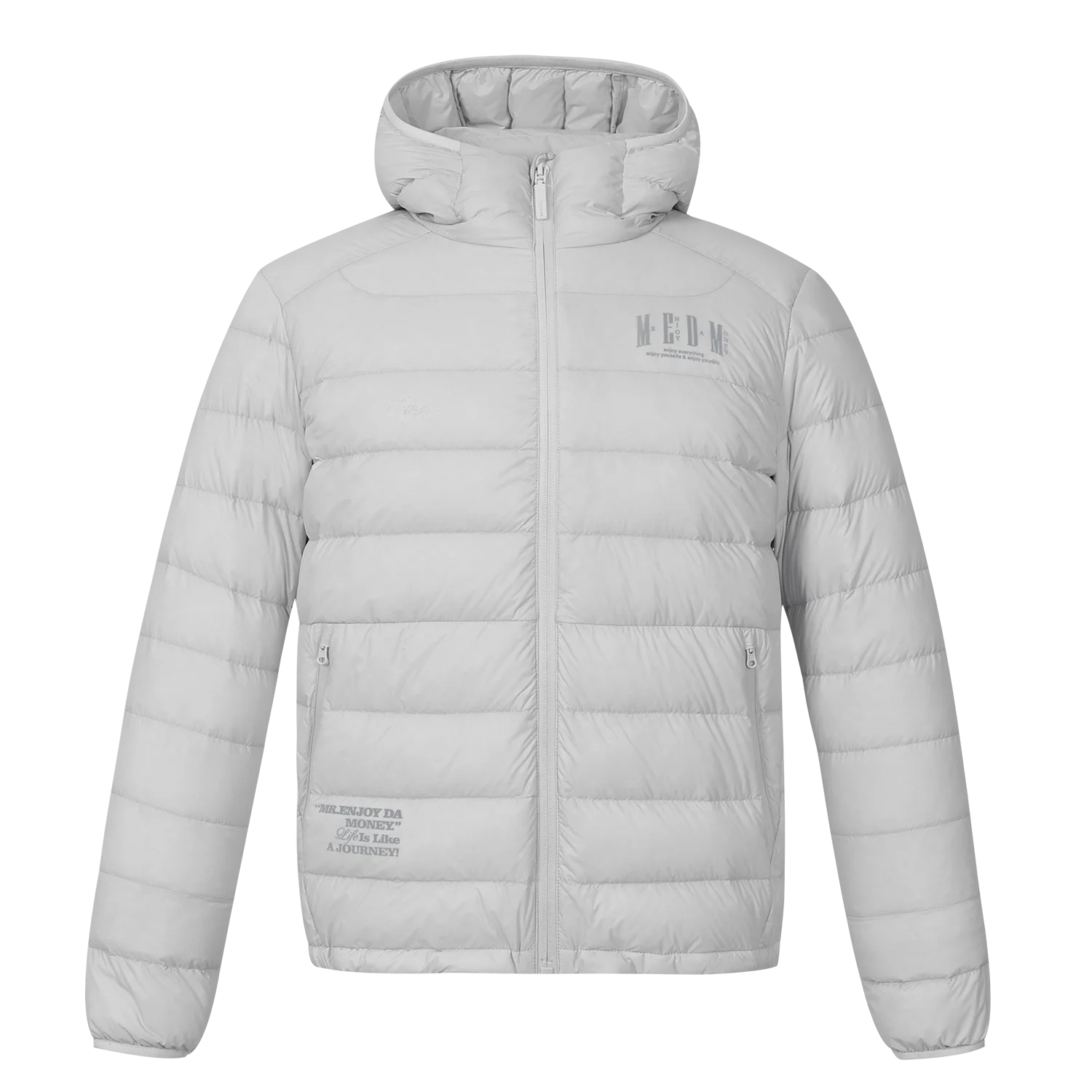 MEDM Lightweight Hooded Down Puffer Jacket – Waterproof and Warm for Winter Outdoors