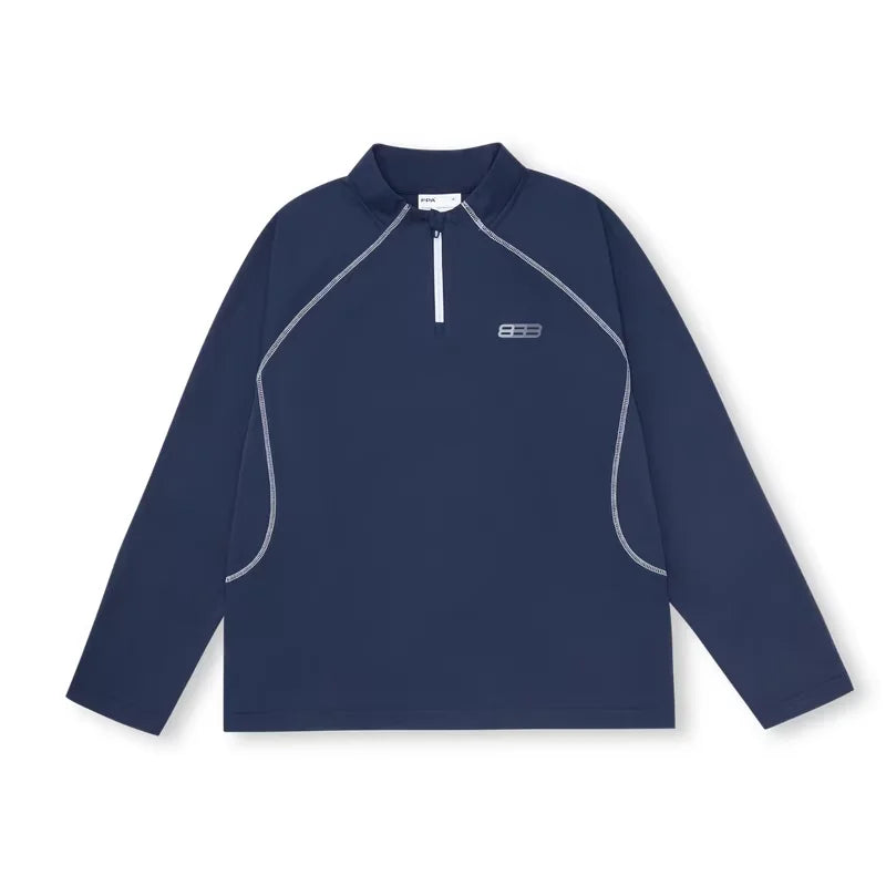 FPA Anti-Pilling Long Sleeve Half-Zip Pullover for Spring