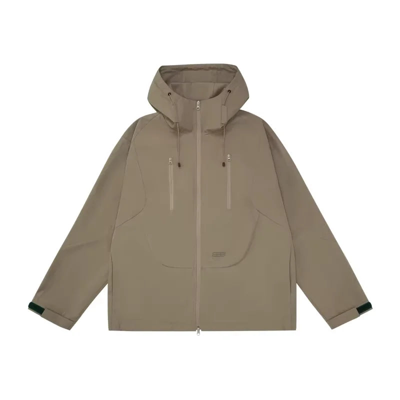 FPA Double-Zip Windproof Hooded Jacket for Couples