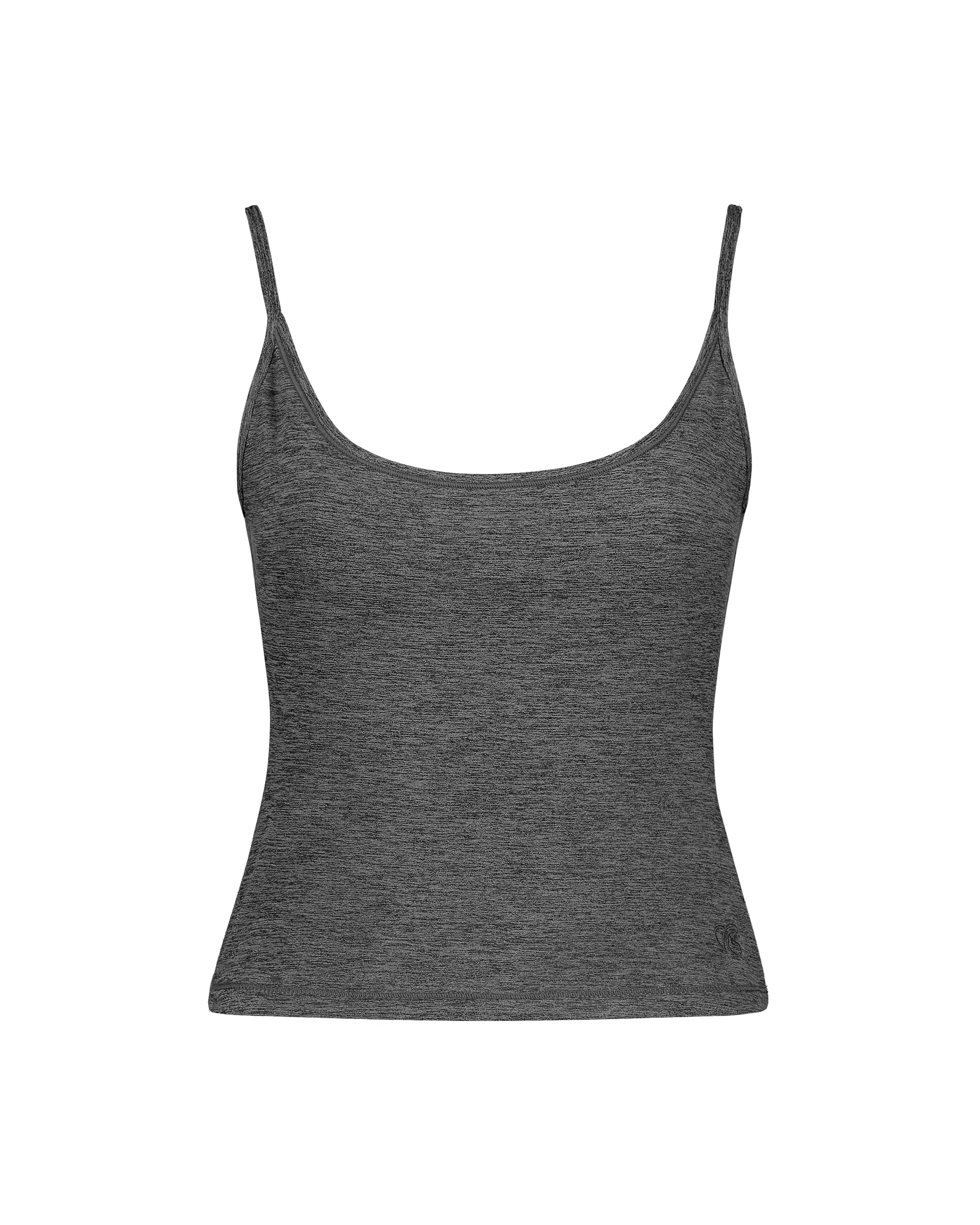 Fax Copy Express Deep U-Back Spaghetti Strap Camisole Top