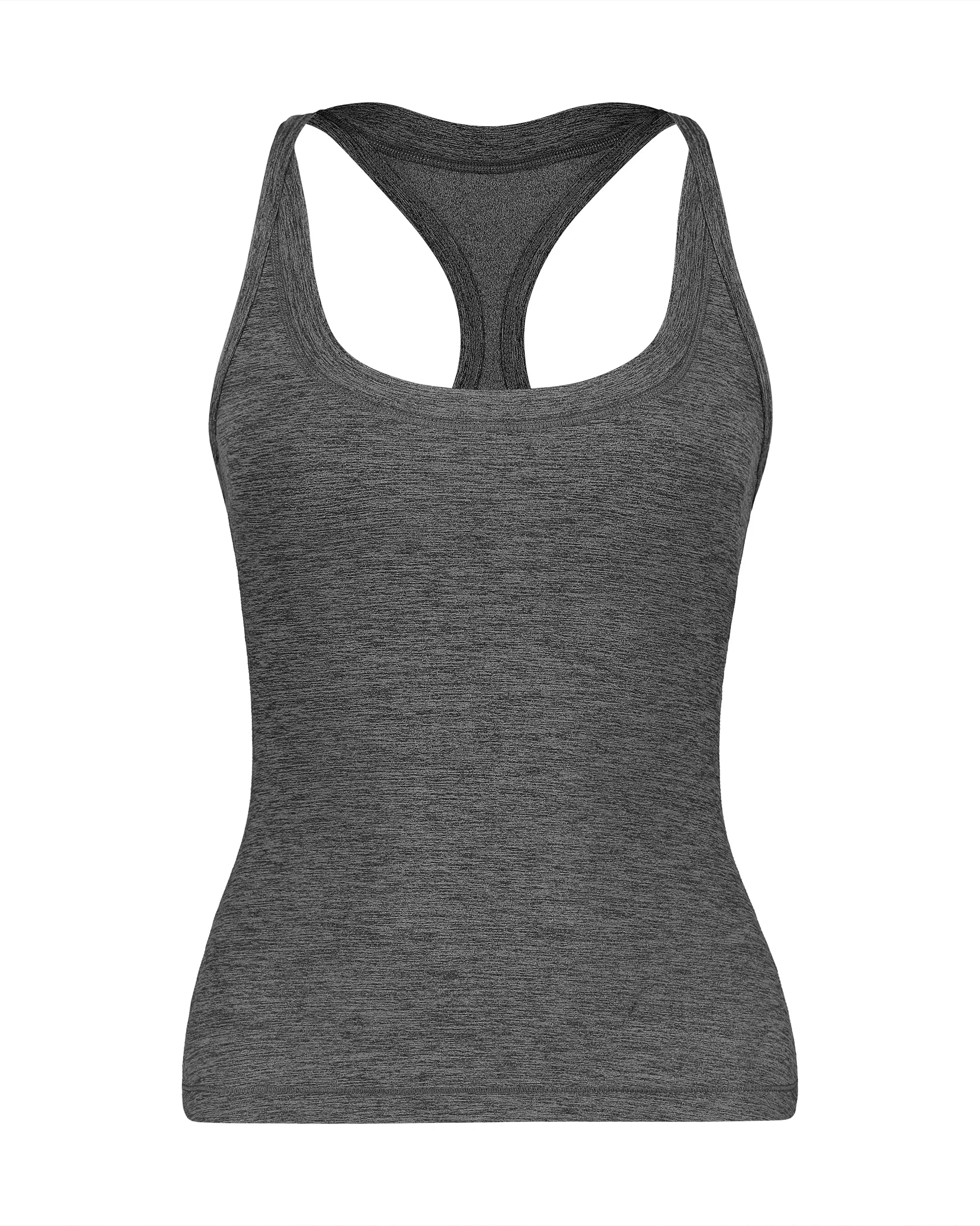 Fax Copy Express Long U-Neck Racerback Tank Top