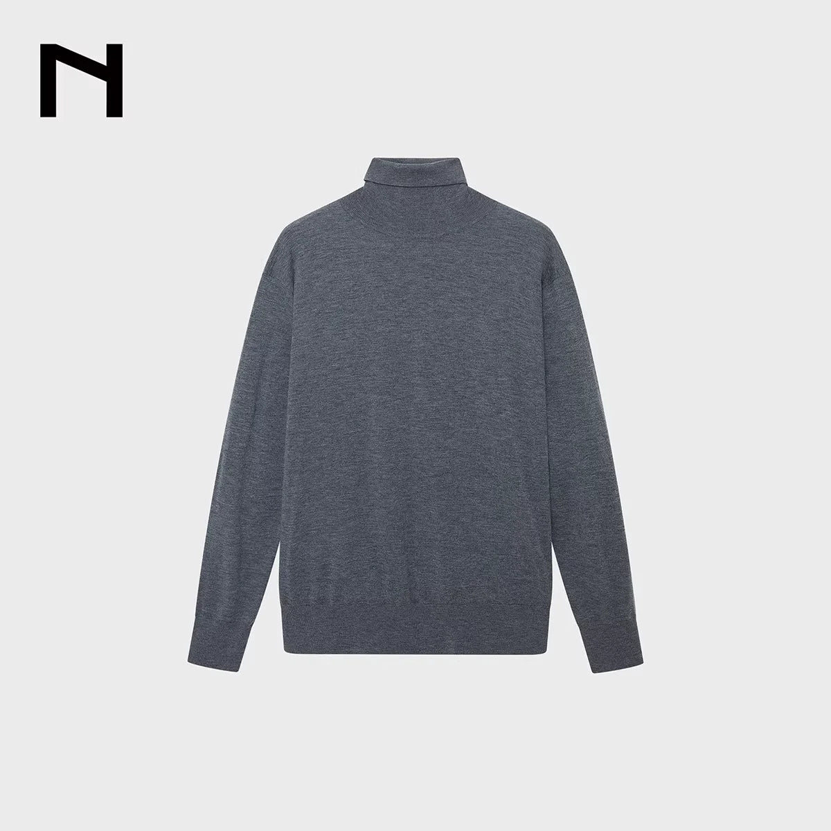 NANS Menswear Fine-Spun Cashmere Turtleneck Knit Base Layer